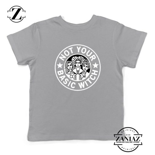 Not Your Basic Witch Kids Sport Grey Tshirt