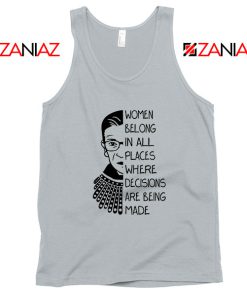 Ruth Bader Ginsburg Sport Grey Tank Top