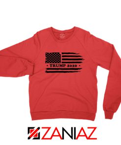 Trump American Flag Red Sweatshirt