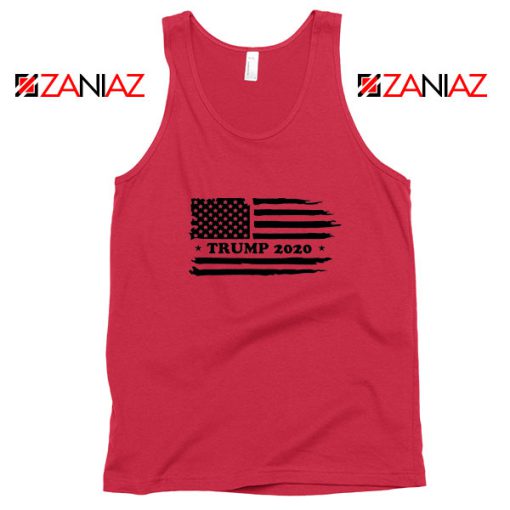 Trump American Flag Red Tank Top