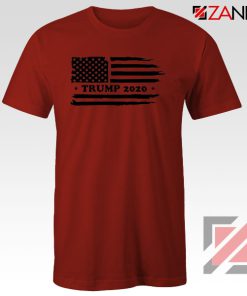 Trump American Flag Red Tshirt