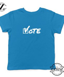 Vote 2020 Election Kids Blue Tshirt