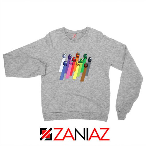 Among Us Imposter Sport Grey Sweatshirt