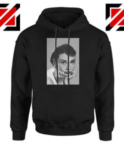 Audrey Hepburn Middle Finger Hoodie