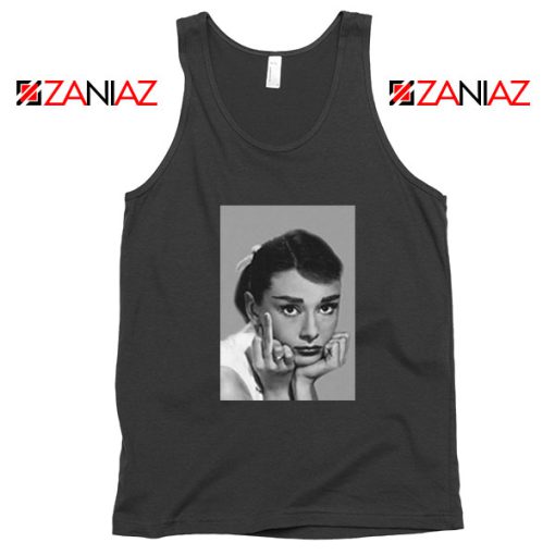 Audrey Hepburn Middle Finger Tank Top