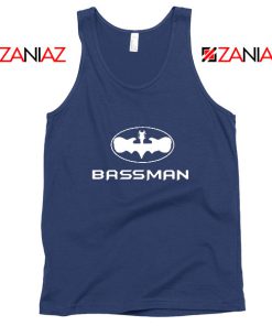 Bassman Guitarist Navy Blue Tank Top