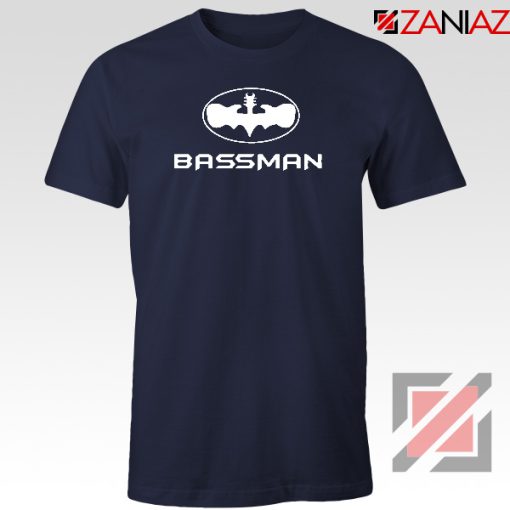 Bassman Guitarist Navy Blue Tshirt