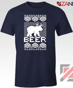 Bear Christmas Navy Blue Tshirt