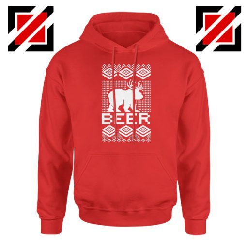 Bear Christmas Red Hoodie