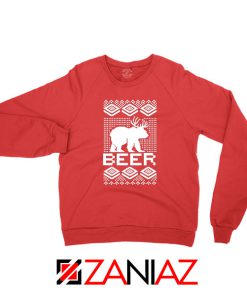 Bear Christmas Red Sweatshirt