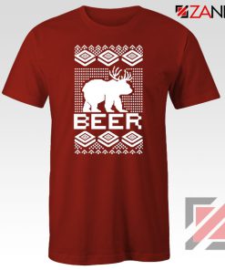 Bear Christmas Red Tshirt