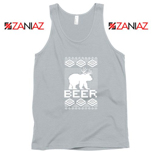 Bear Christmas Sport Grey Tank Top