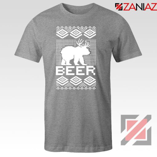 Bear Christmas Sport Grey Tshirt