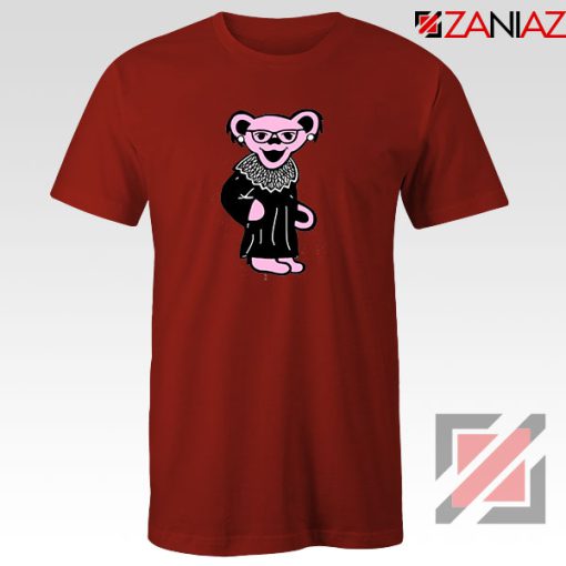 Bear Grateful Dead Red Tshirt