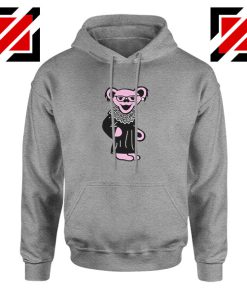 Bear Grateful Dead Sport Grey Hoodie