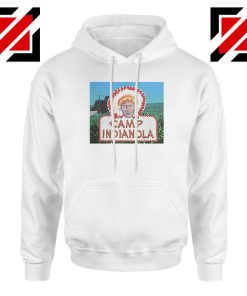 Camp Indianola White Hoodie