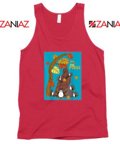 Chewbacca Here For The Porgs Red Tank Top