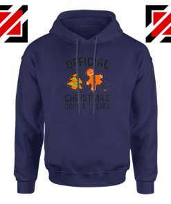 Christmas Cookie Taster Navy Blue Hoodie