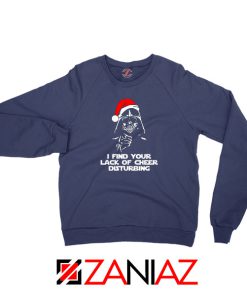 Darth Vader Christmas Navy Blue Sweatshirt