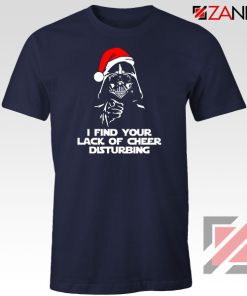 Darth Vader Christmas Navy Blue Tshirt