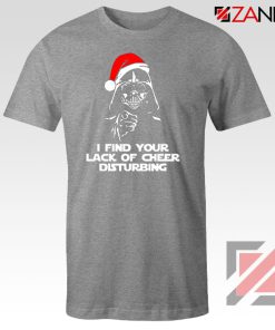 Darth Vader Christmas Sport Grey Tshirt