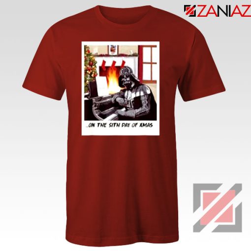 Darth Vader Sith Day of Xmas Red Tshirt