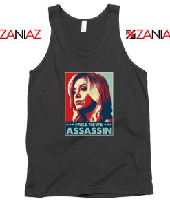 Fake News Assassin Black Tank Top