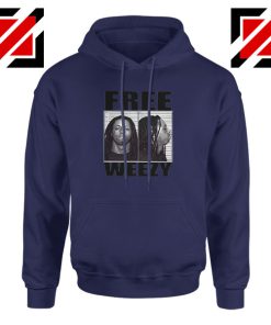 Free Weezy Navy Blue Hoodie