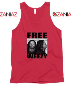 Free Weezy Red Tank Top