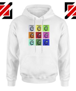 Impostor or Crewmate White Hoodie