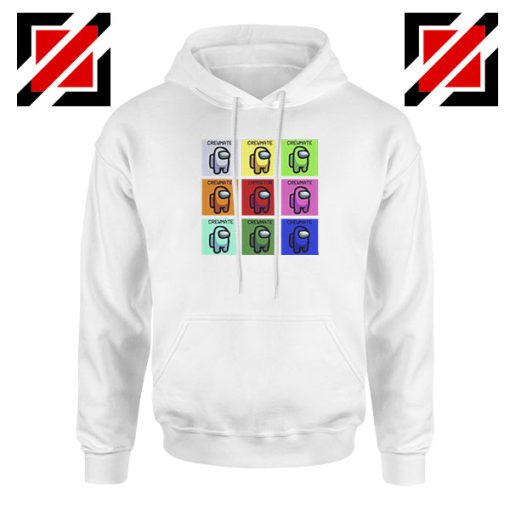 Impostor or Crewmate White Hoodie