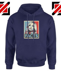 Kayleigh Facts Navy Blue Hoodie