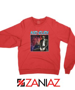 Kid Cudi Black Rap Red Sweatshirt