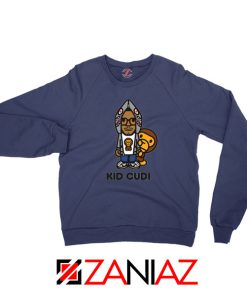 Kid Cudi Monkey Navy Blue Sweatshirt