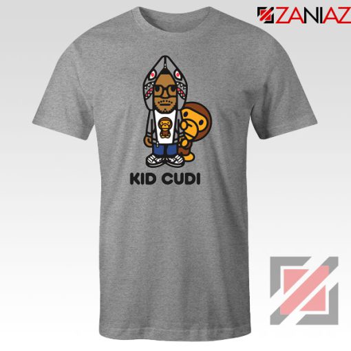 Kid Cudi Monkey Sport Grey Tshirt