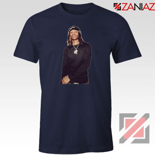 King Von Rapper Navy Blue Tshirt