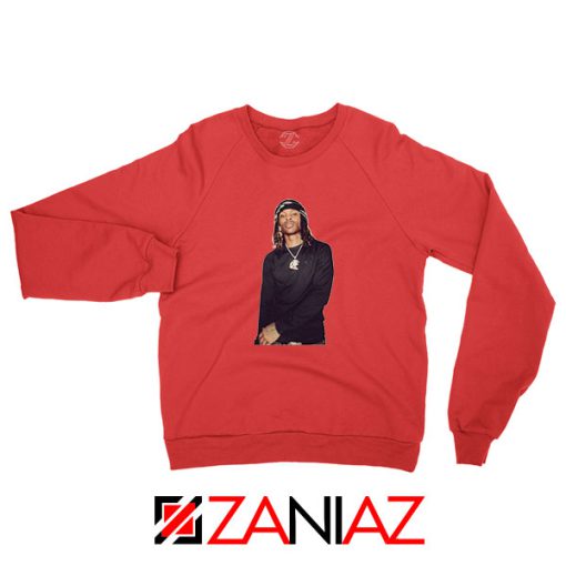 King Von Rapper Red Sweatshirt