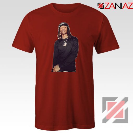 King Von Rapper Red Tshirt