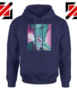 Lil Peep Navy Blue Hoodie