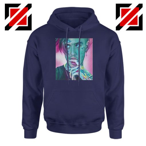 Lil Peep Navy Blue Hoodie