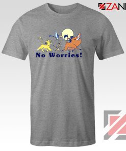 Lion King No Worries Sport Grey Tshirt