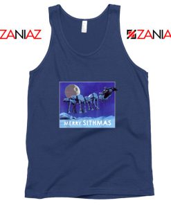 Merry Sithmas Navy Blue Tank Top