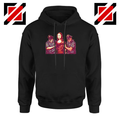 Mona Lisa Police Black Hoodie