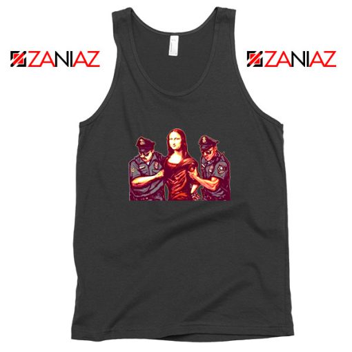 Mona Lisa Police Black Tank Top