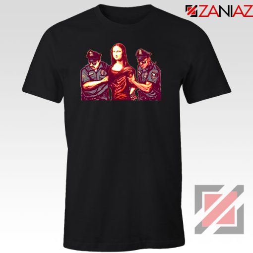 Mona Lisa Police Black Tshirt