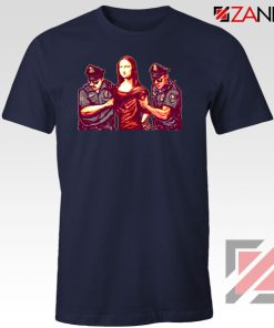 Mona Lisa Police Navy Blue Tshirt