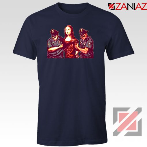 Mona Lisa Police Navy Blue Tshirt