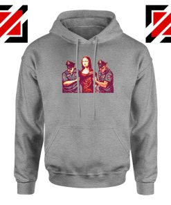 Mona Lisa Police Sport Grey Hoodie