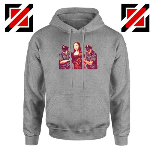 Mona Lisa Police Sport Grey Hoodie