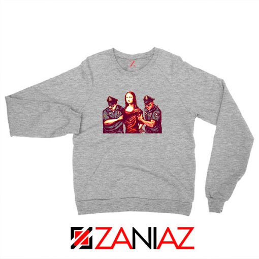 Mona Lisa Police Sport Grey Sweatshirt